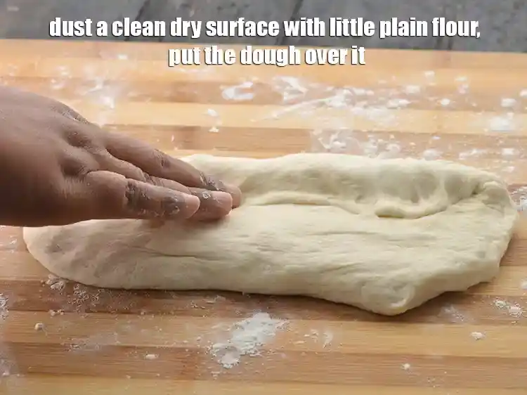 Step 14 – <p><span style="background-color:rgb(255,255,255);color:rgb(0,0,0);">To make </span><strong>bread sticks</strong>, d<span style="background-color:rgb(255,255,255);color:rgb(0,0,0);">ust a clean dry surface with little plain flour, …