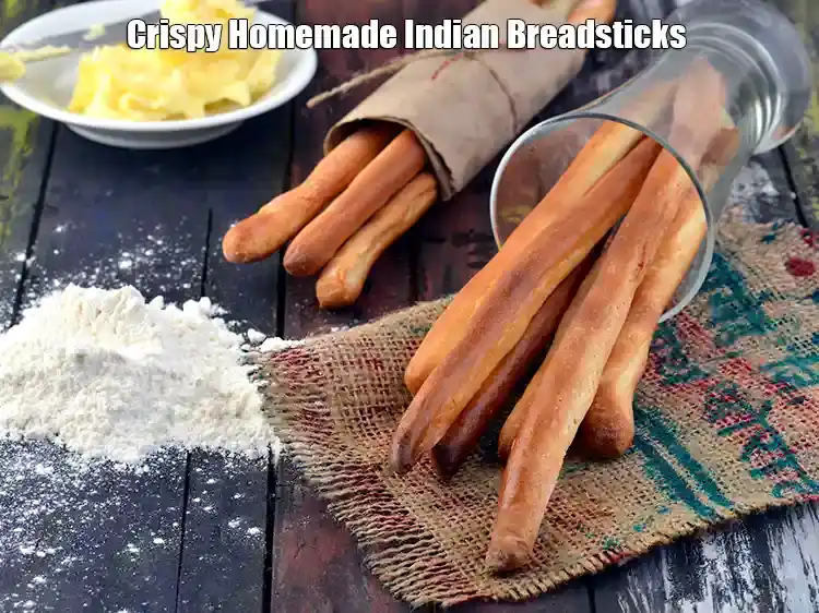 Step 22 – <p>Cool slightly and serve or store in an air-tight container. Use as the <strong>bread sticks</strong> …