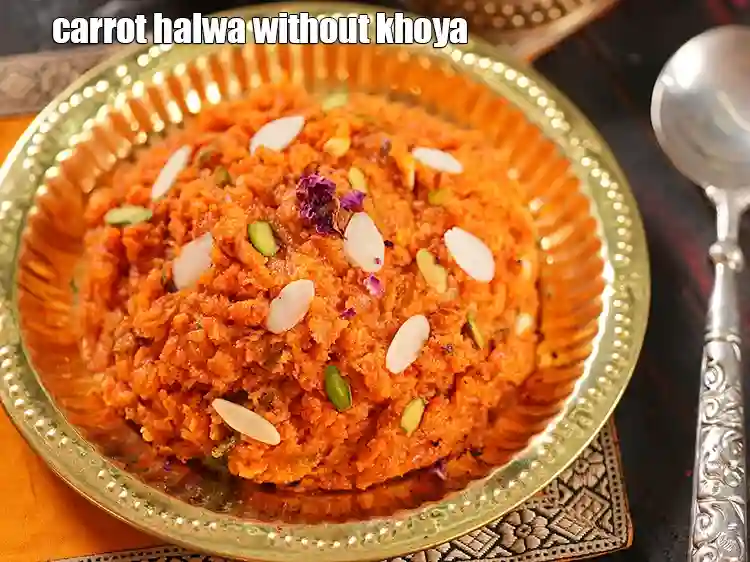 Step 17 – <p>Serve <strong>easy, quick gajar halwa without mawa</strong> hot.</p>