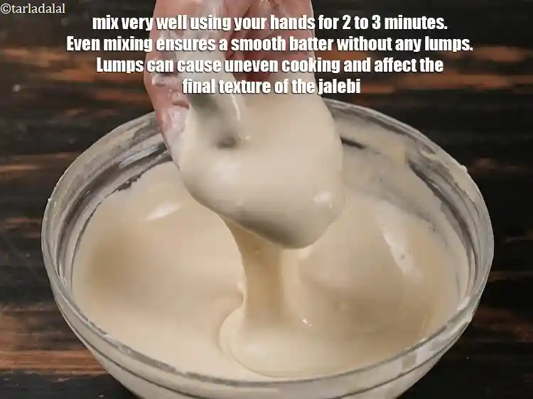 Step 8 – <p>Mix very well using your hands for 2 to 3 minutes.&nbsp;Even mixing ensures a smooth …