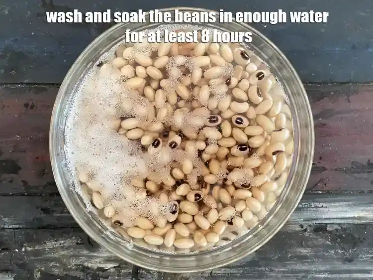 Step 1 – <p>To make <strong>Methi Palak Chawli Dhokla</strong>, Wash and soak the 1 cup <a href="https://www.tarladalal.com/glossary-chawli-black-eyed-beans-lobia-cowpeas-190i"><u>chawli (cow …