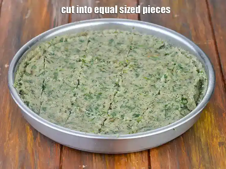 Step 8 – <p>Cool slightly and cut into equal pieces using a sharp knife.</p>