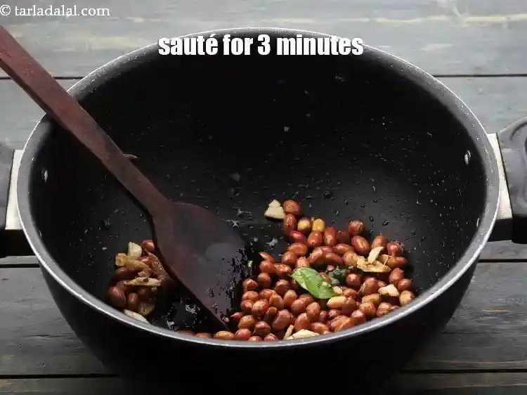 Step 14 – <p>Sauté on a medium flame for 3 minutes.</p>