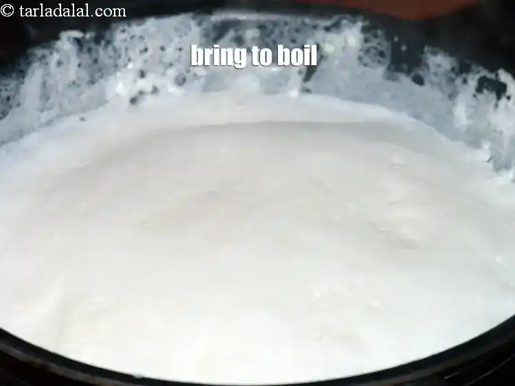 Step 19 – <p><span style="background-color:rgb(255,255,255);color:rgb(0,0,0);">On a medium flame till it comes to boil.</span></p>