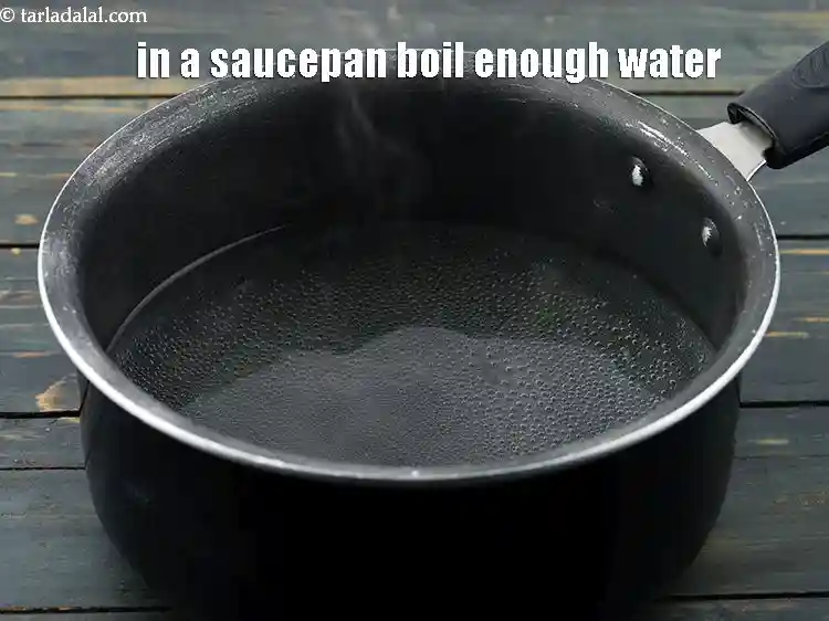 Step 3 – <p>Boil enough water in a saucepan.&nbsp;</p>