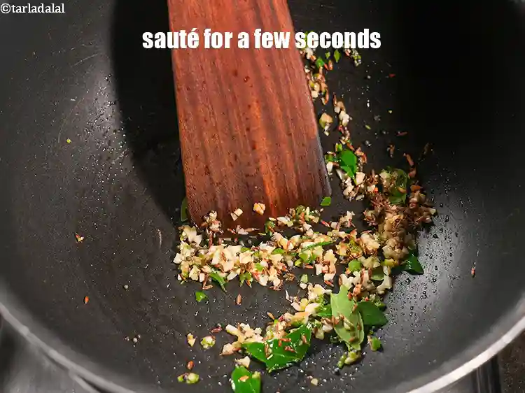 Step 12 – <p>Sauté for a few seconds.</p>