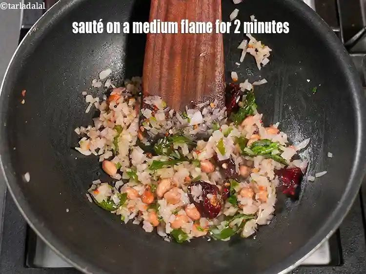 Step 23 – <p>Sauté on a medium flame for 2 minutes.</p>