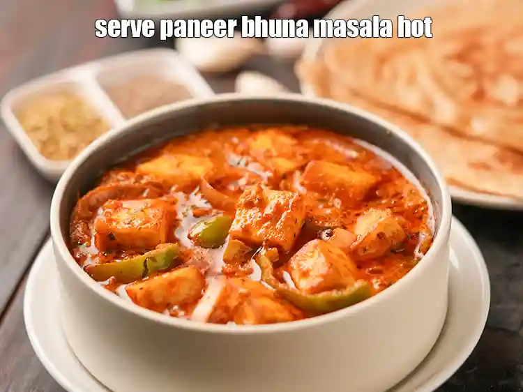 Step 45 – <p>Serve <strong>restaurant style paneer bhuna curry&nbsp;</strong>hot.</p>