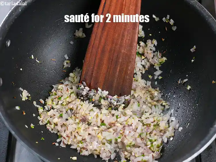 Step 19 – <p>Sauté on medium flame for 2 minutes.</p>