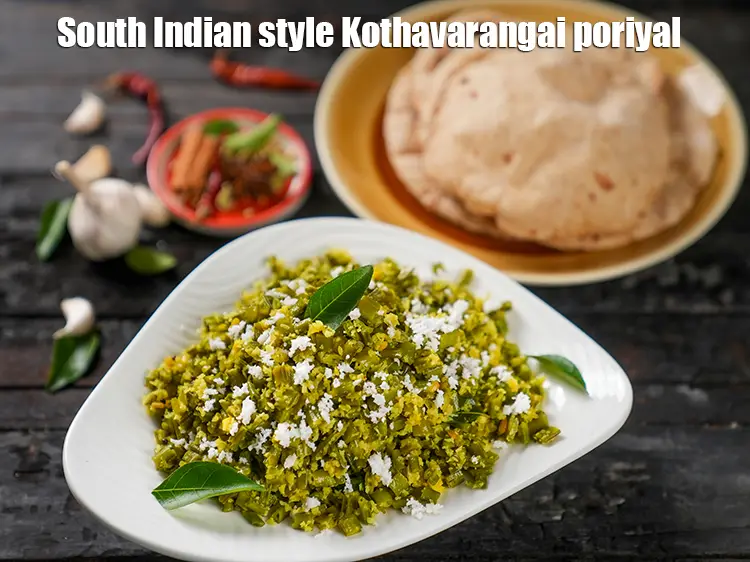 Step 20 – <p>Serve <strong>cluster beans poriyal</strong> hot.</p>