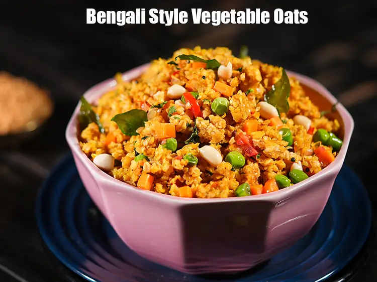 Step 26 – <p>Serve <strong>jhal oats</strong> hot.</p>