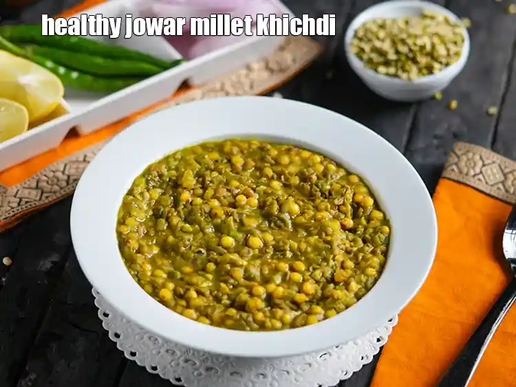 Step 29 – <p>Serve<strong> jowar palak khichdi</strong> hot garnished with coriander.</p>