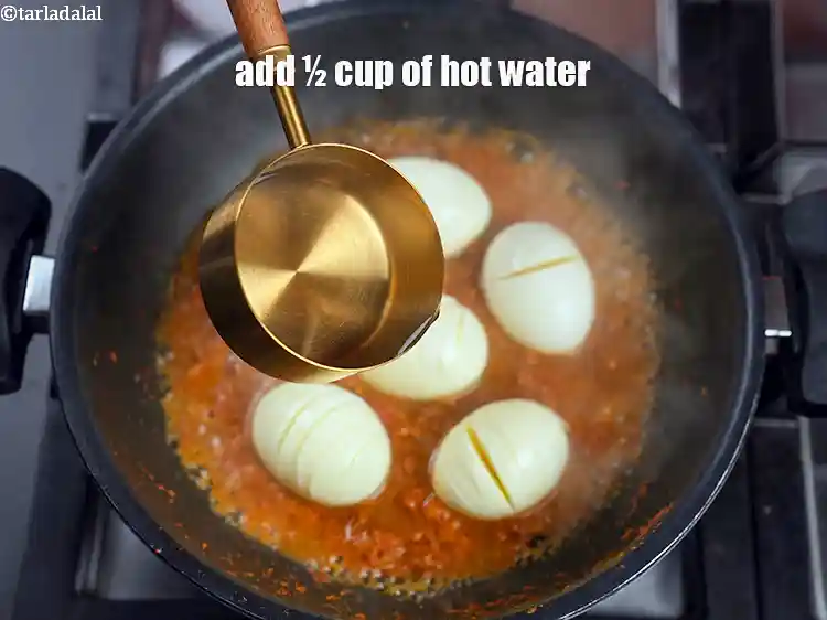 Step 33 – <p>Add ½ cup of hot water.</p>
