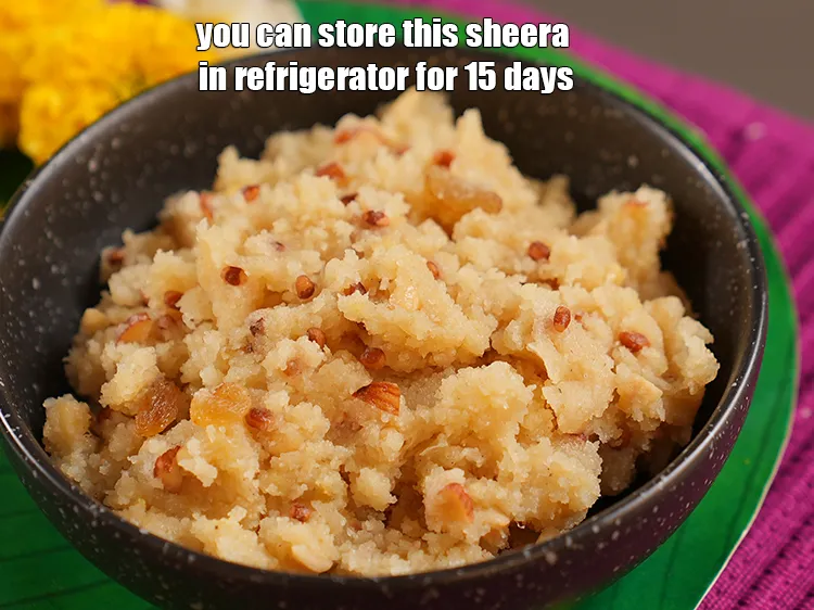 Step 20 – <p>You can store this sheera in refrigerator for 15 days, just before serving heat it …