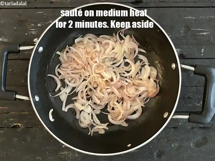 Step 19 – <p>Sauté on a medium flame for 2 minutes. Keep aside.</p>