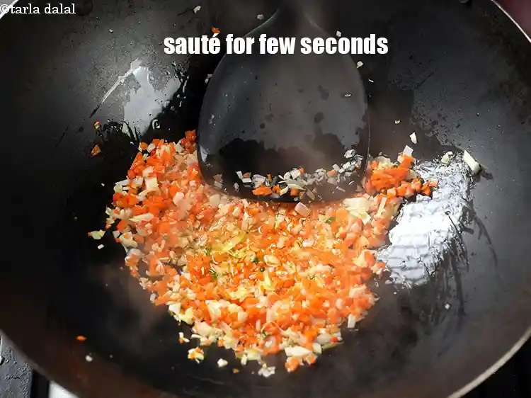 Step 16 – <p>Sauté for few seconds.</p>