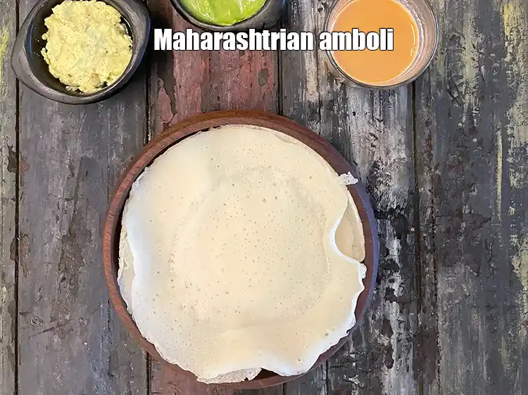 Maharashtrian Ghavan Recipe (Indian Rice Flour Crepes)