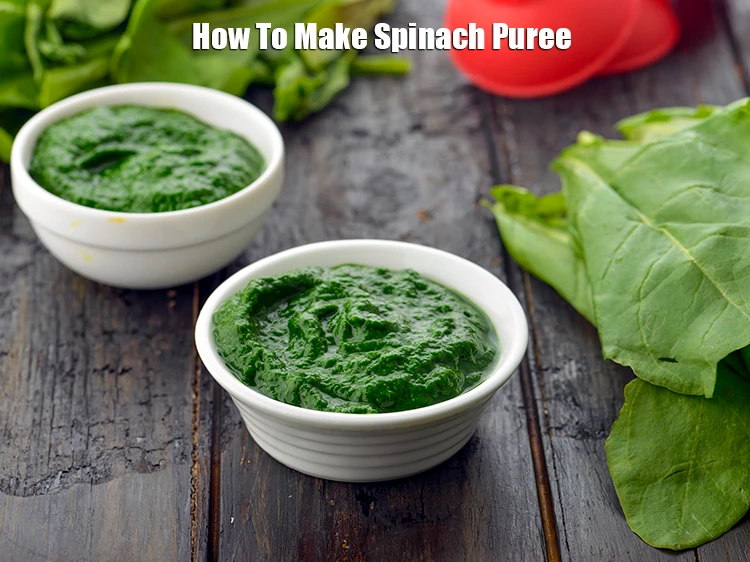 how to make spinach puree