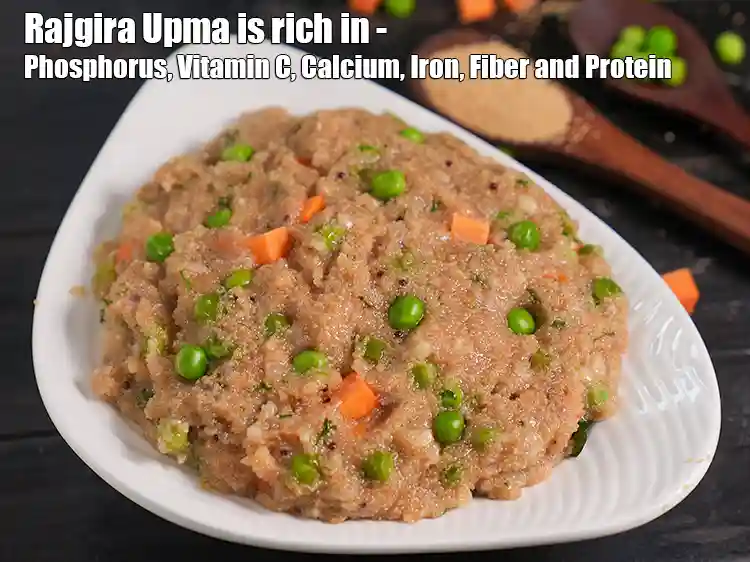 benefits of rajgira upma recipe