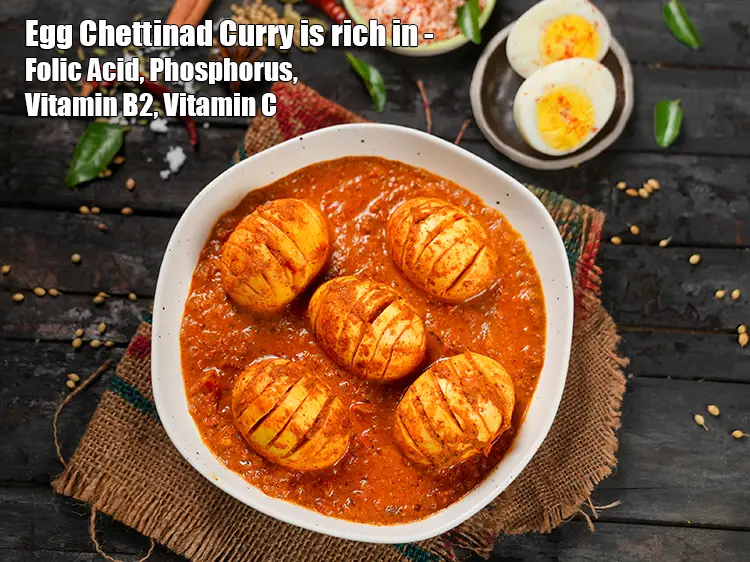 benefits of egg Chettinad curry