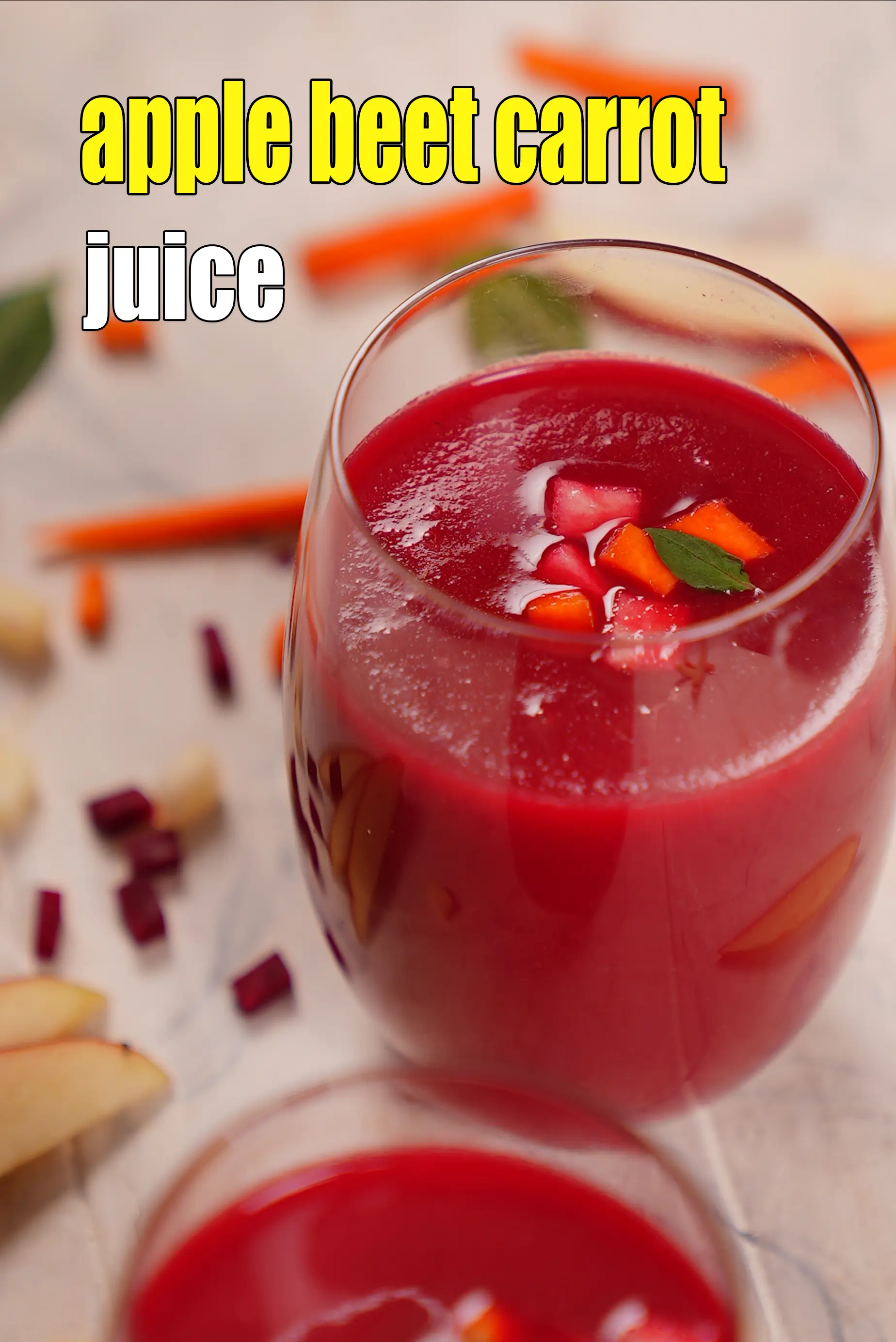apple beet carrot juice recipe | abc Indian juice | healthy carrot, beet, ginger, apple drink for blood pressure and constipation |