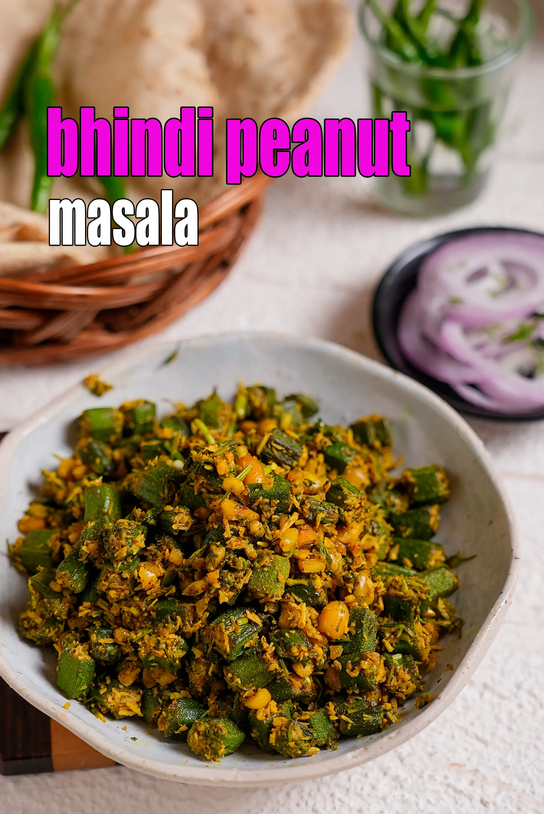 bhindi peanut masala recipe | Moongphali Bhindi | bhindi with shengdana | healthy ladies finger peanut Indian sabzi |