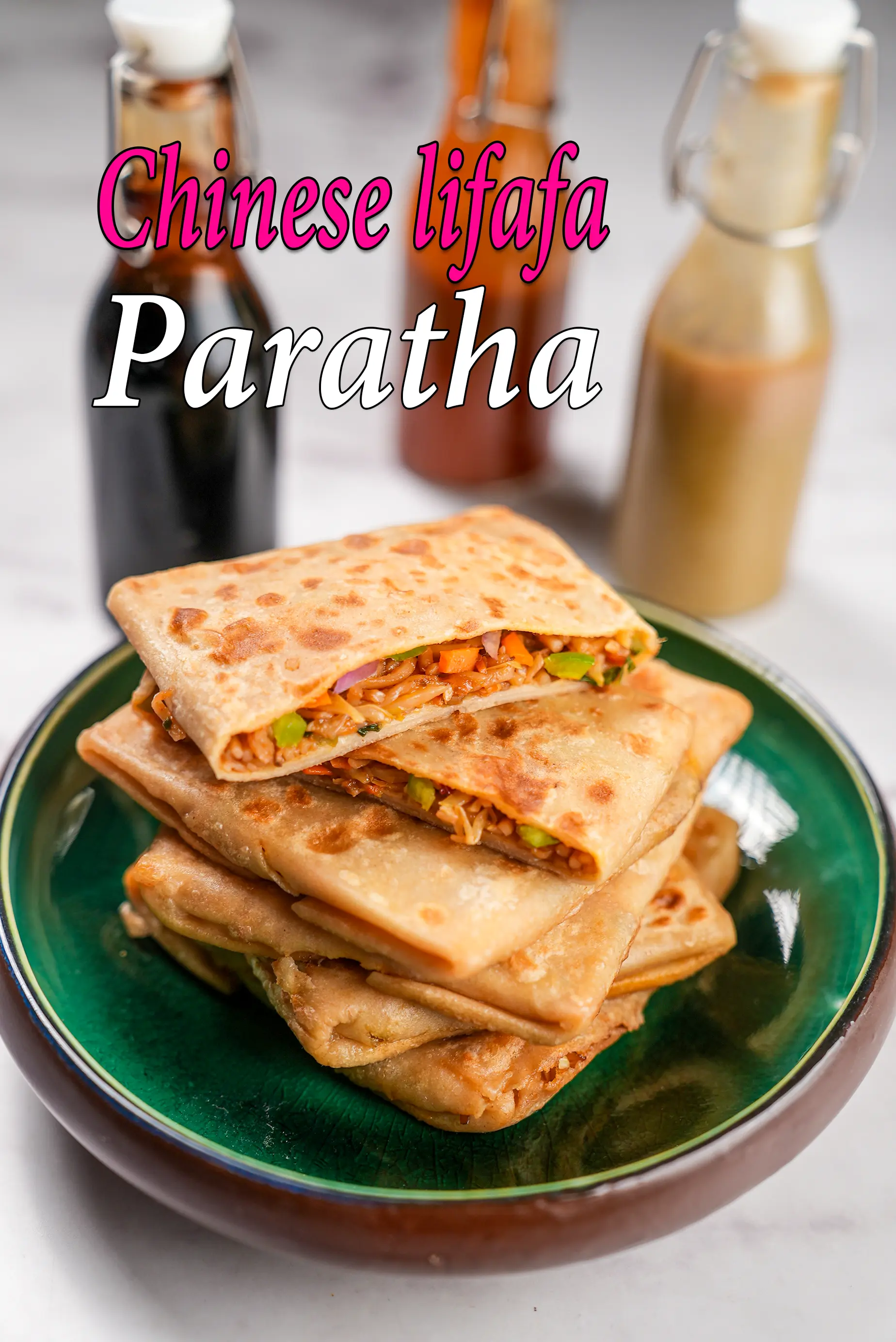 Chinese lifafa paratha recipe | Chinese stuffed lifafa | Chinese envelope paratha |