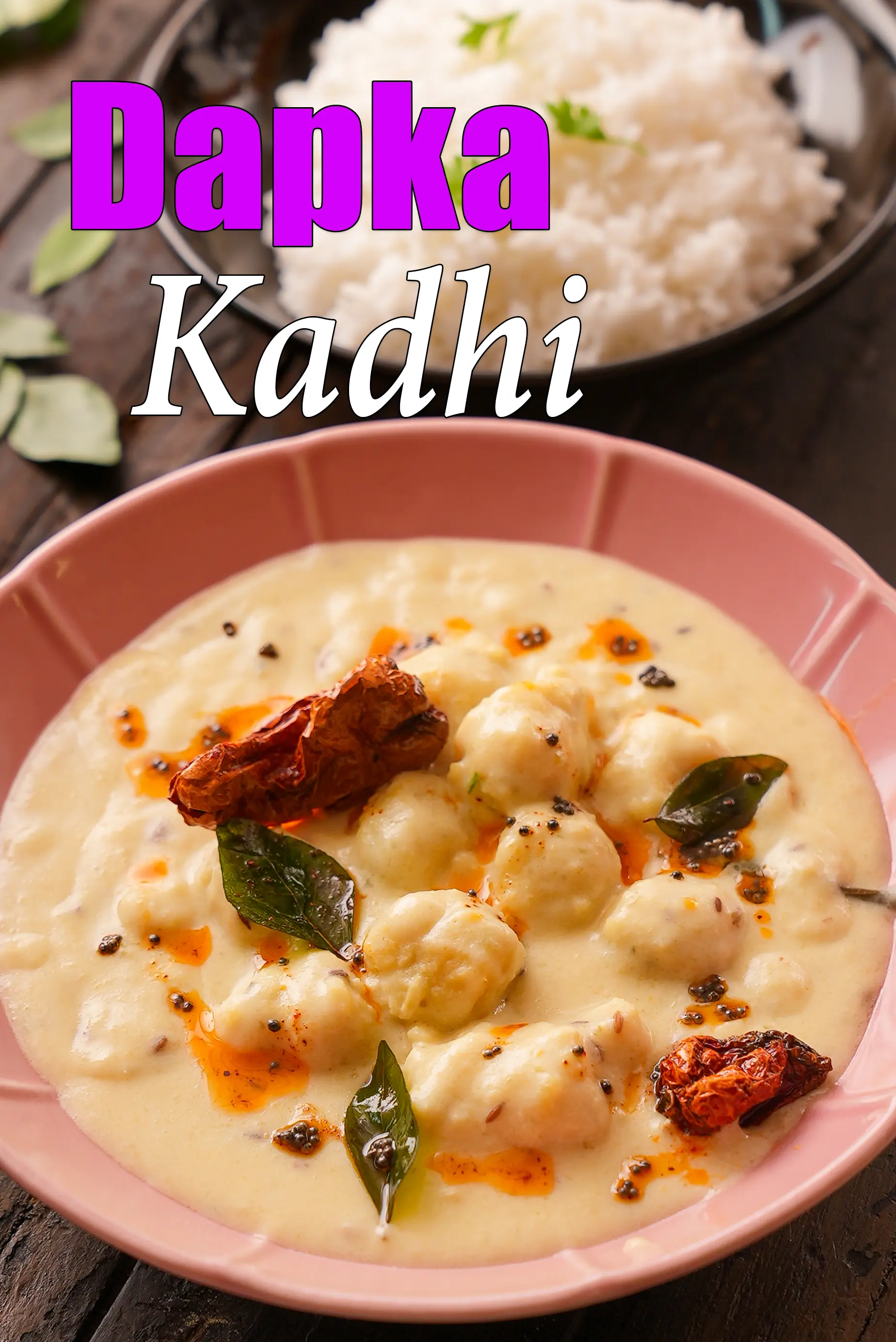 dapka kadhi recipe | GujaratiÂ dapka kadhi | dabka wali kadhi | Non-Fried Dapka Kadhi |Â 
