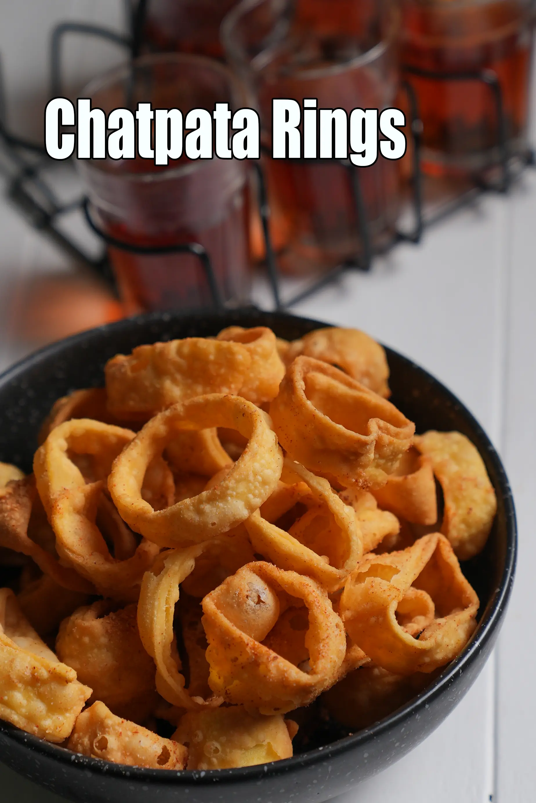 Chatpata Rings recipe | Indian style crunchy fryums | Chatpata Rings for kids tiffin box |