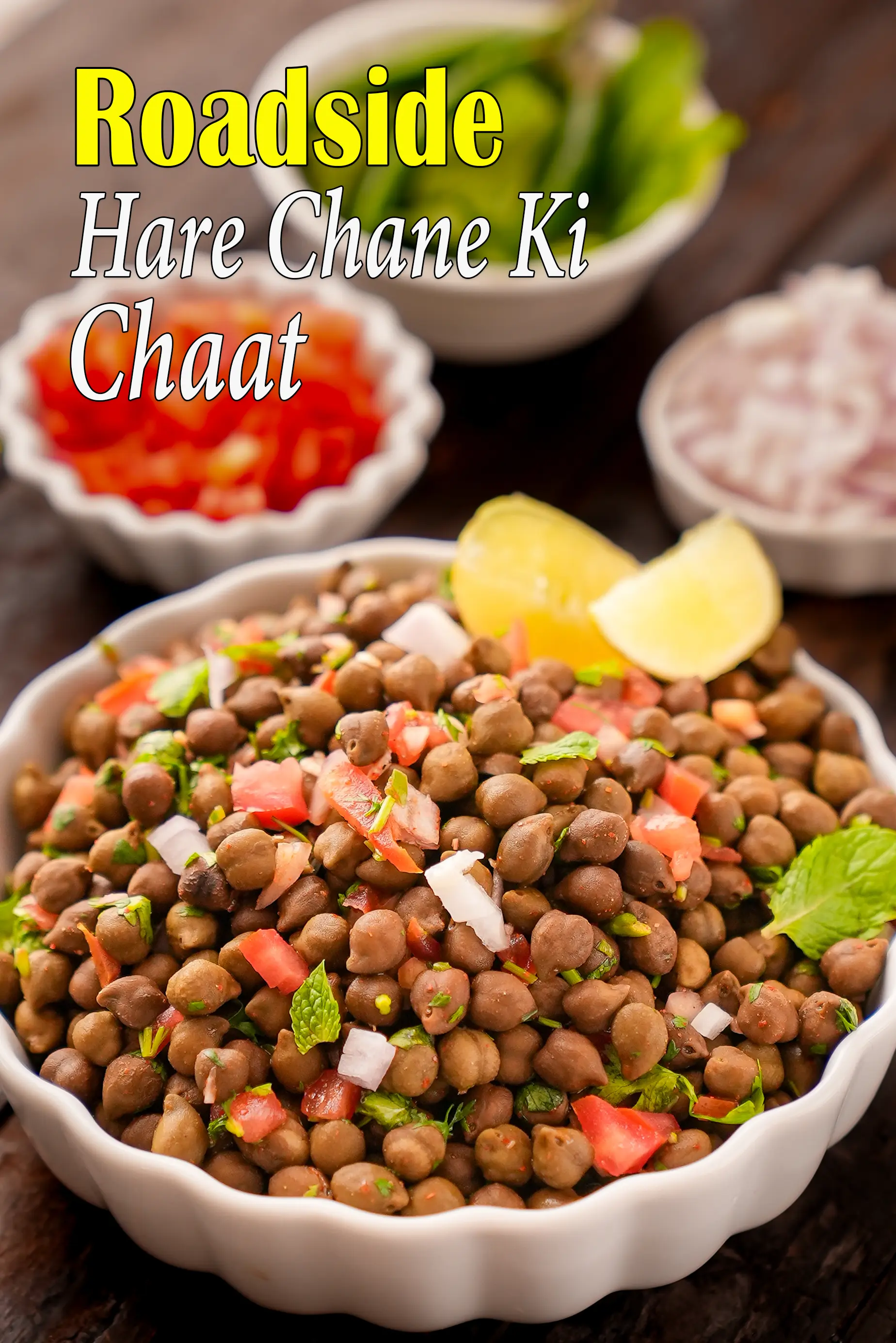Hare Chane Ki Chaat recipe |Â Hare Chana ka salad | Â protein rich Indian dried green peas snack |