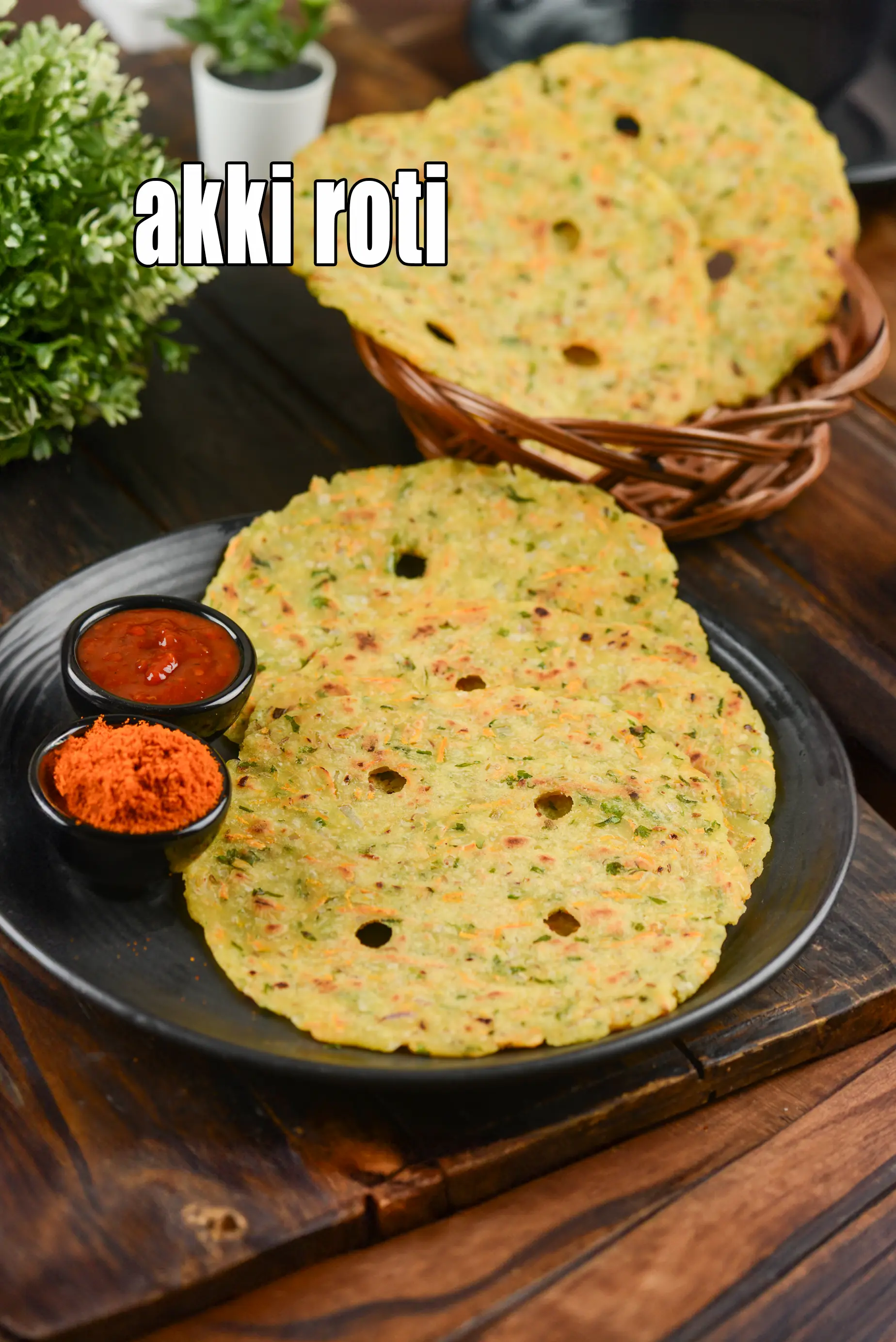 akki roti recipe | masala akki roti | Karnataka akki roti | rice flour roti |