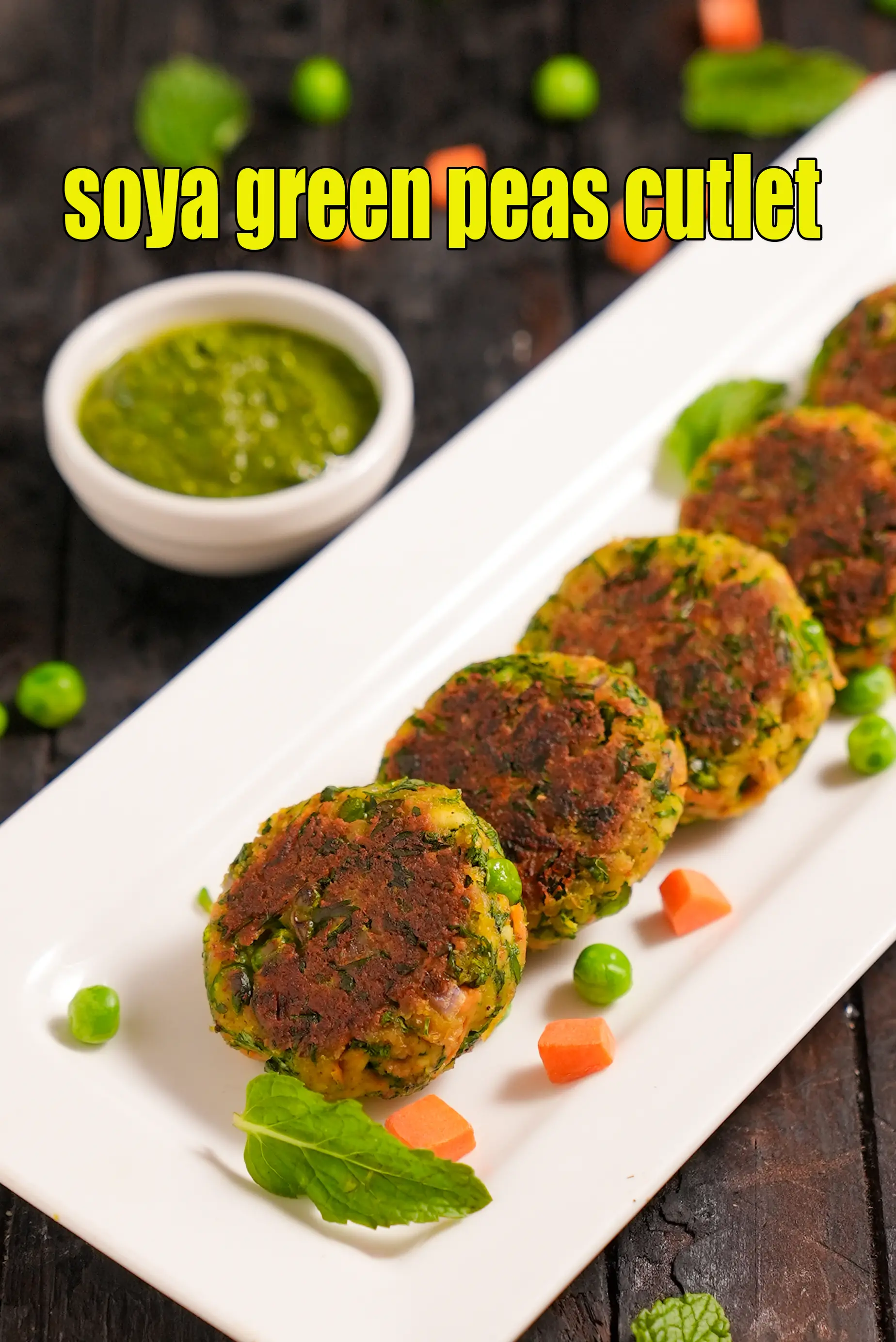 soya green peas cutlet recipe | healthy soya matar ke kebab | mutter soya tikki |