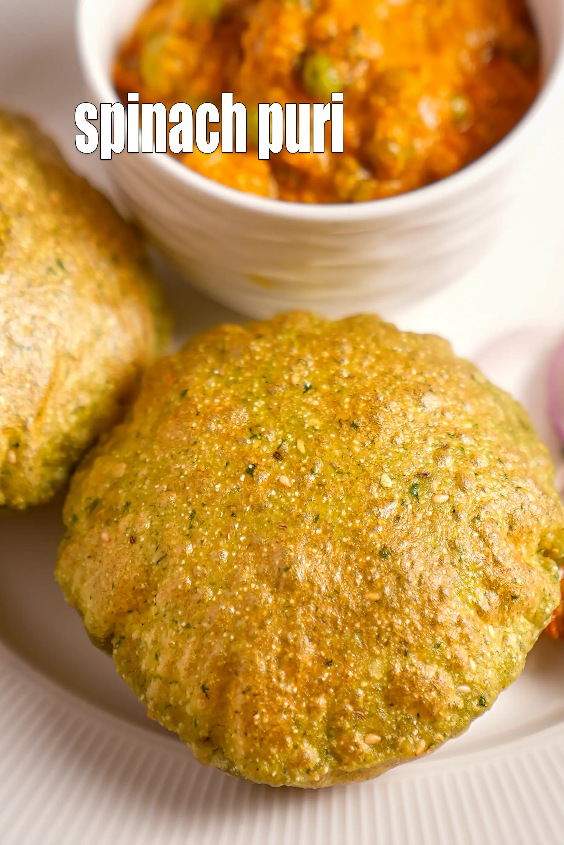 Spinach Puri recipe