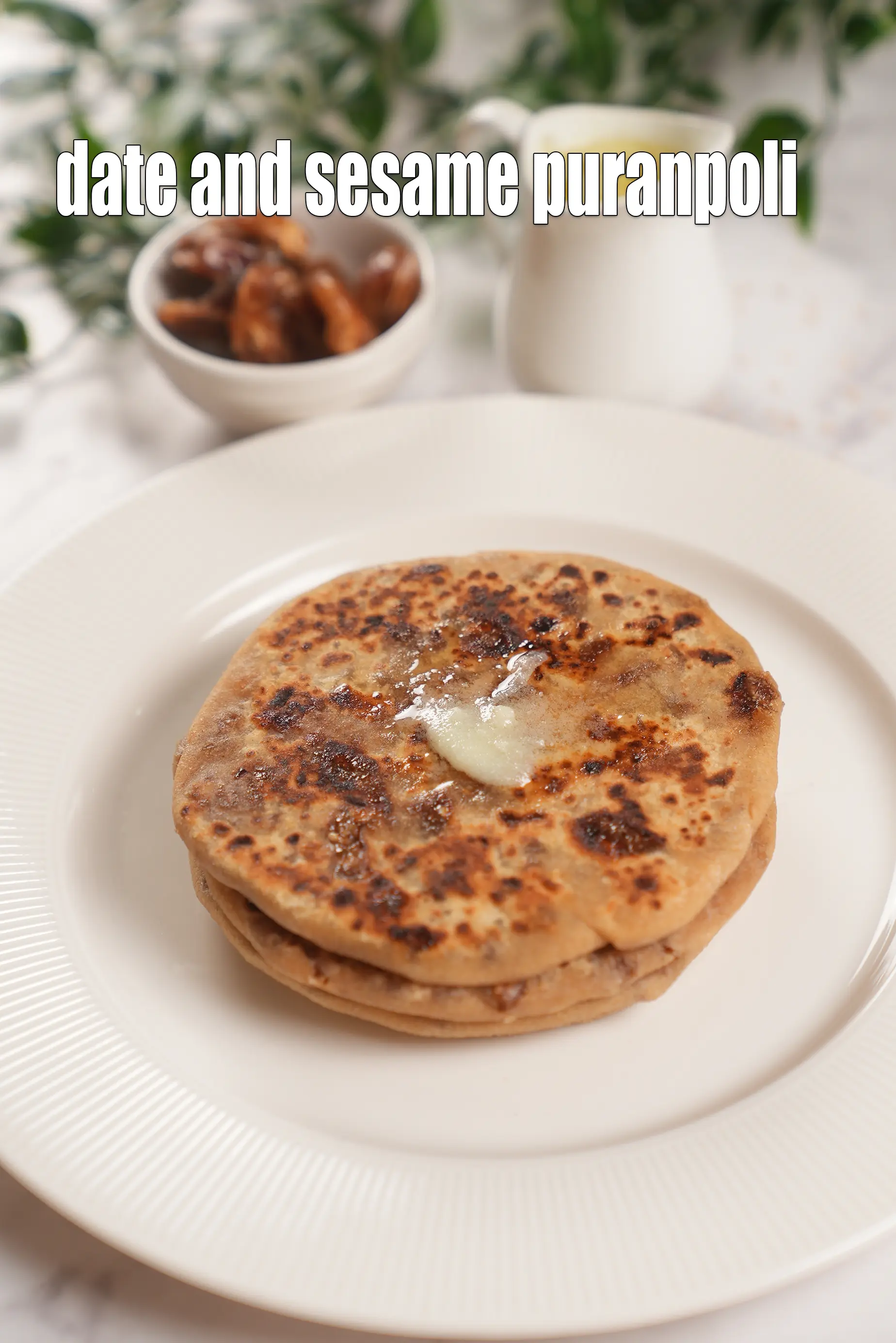 डेट एण्ड सेसमे पुरणपोळी  | खजूर और तिल पुरणपोळी | Date Sesame Puranpoli In Hindi