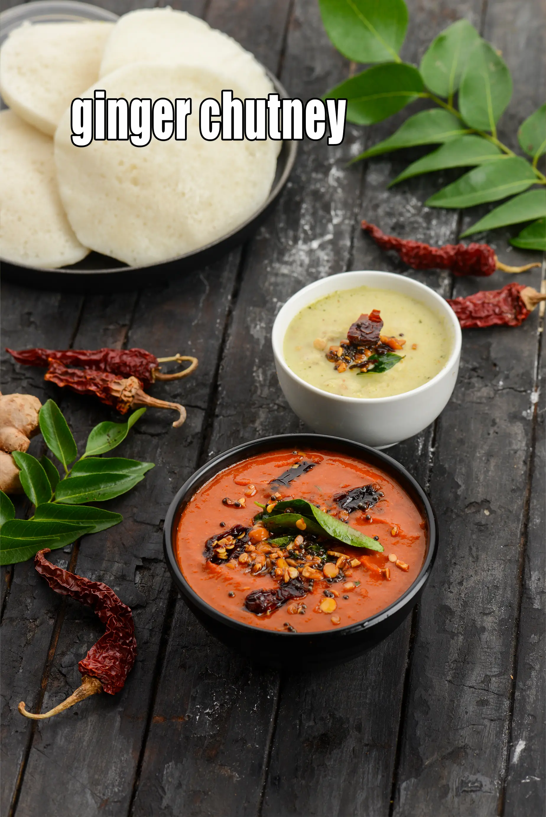 ginger chutney recipe | Andhra allam chutney | South Indian adrak chutney for Idlis, Dosas |