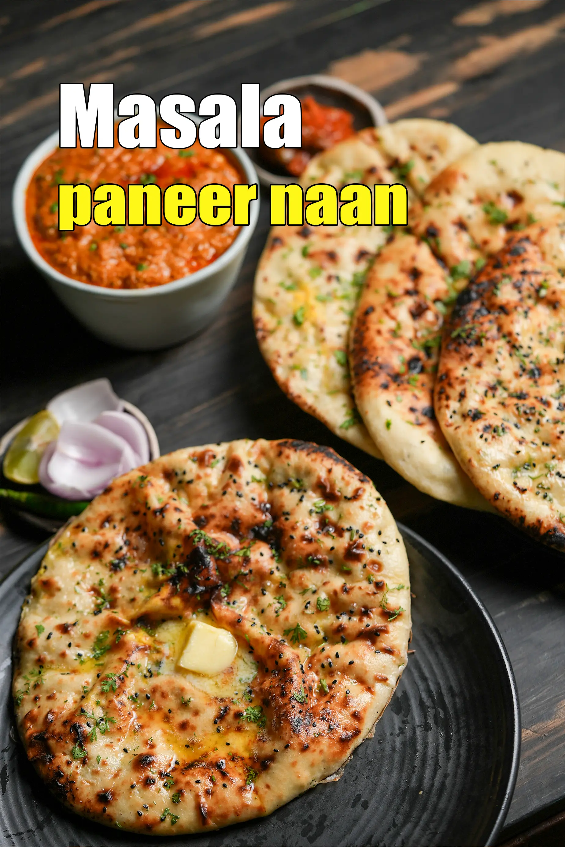 masala paneer naan recipe | Indian paneer butter masala naan | restaurant style  |