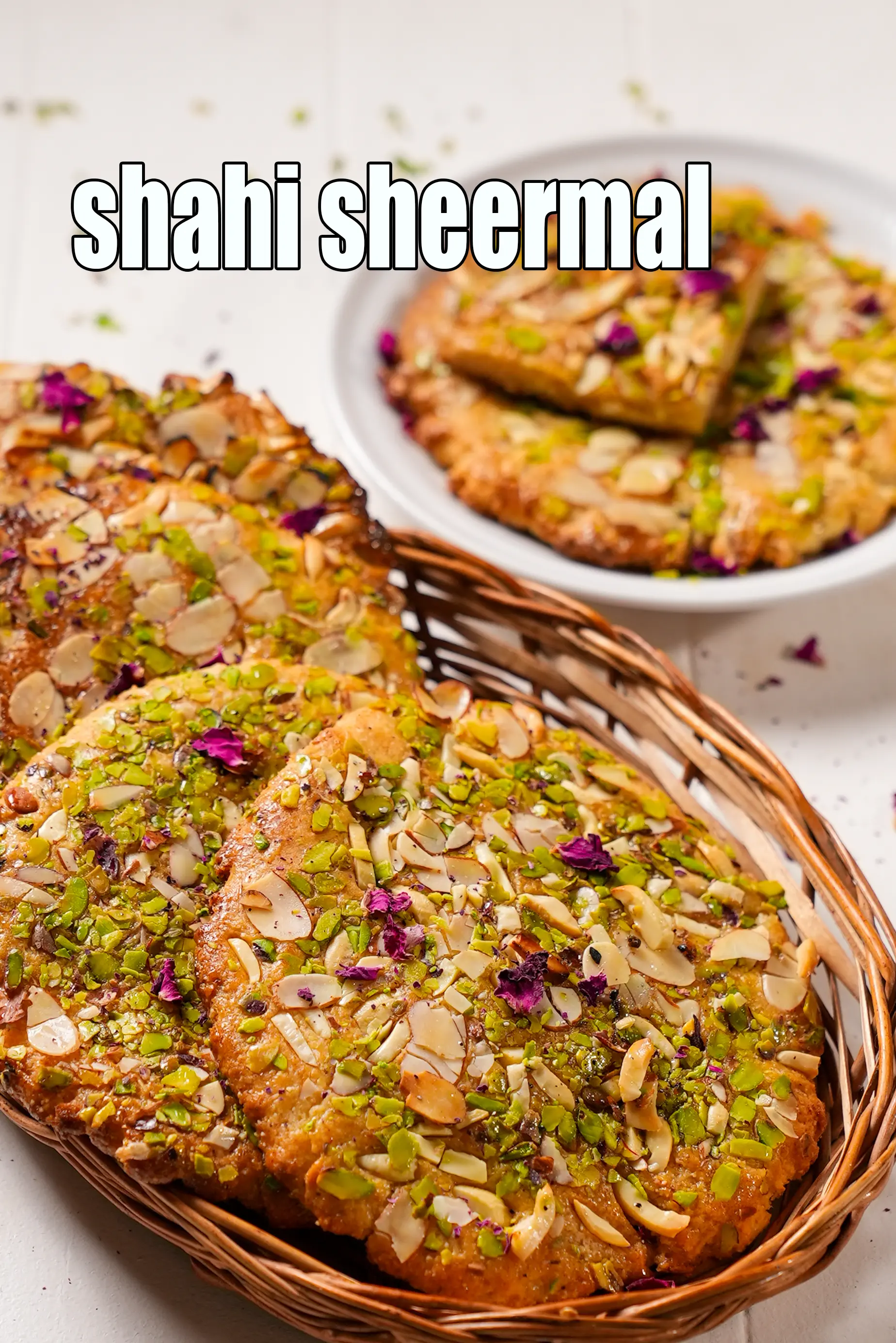 shahi sheermal recipe | Mughlai sheermal | eggless sweet naan | baked shirmal roti |