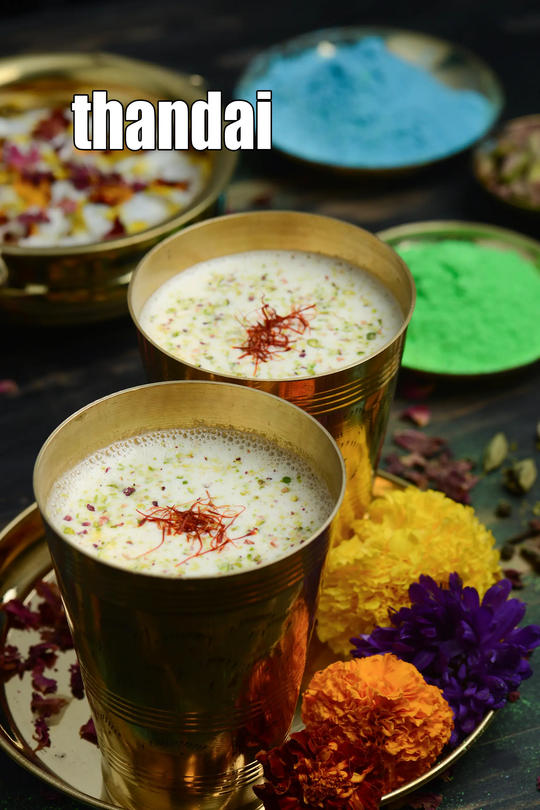 thandai recipe | Rajasthani thandai drink | Homemade thandai Holi, Diwali recipe |