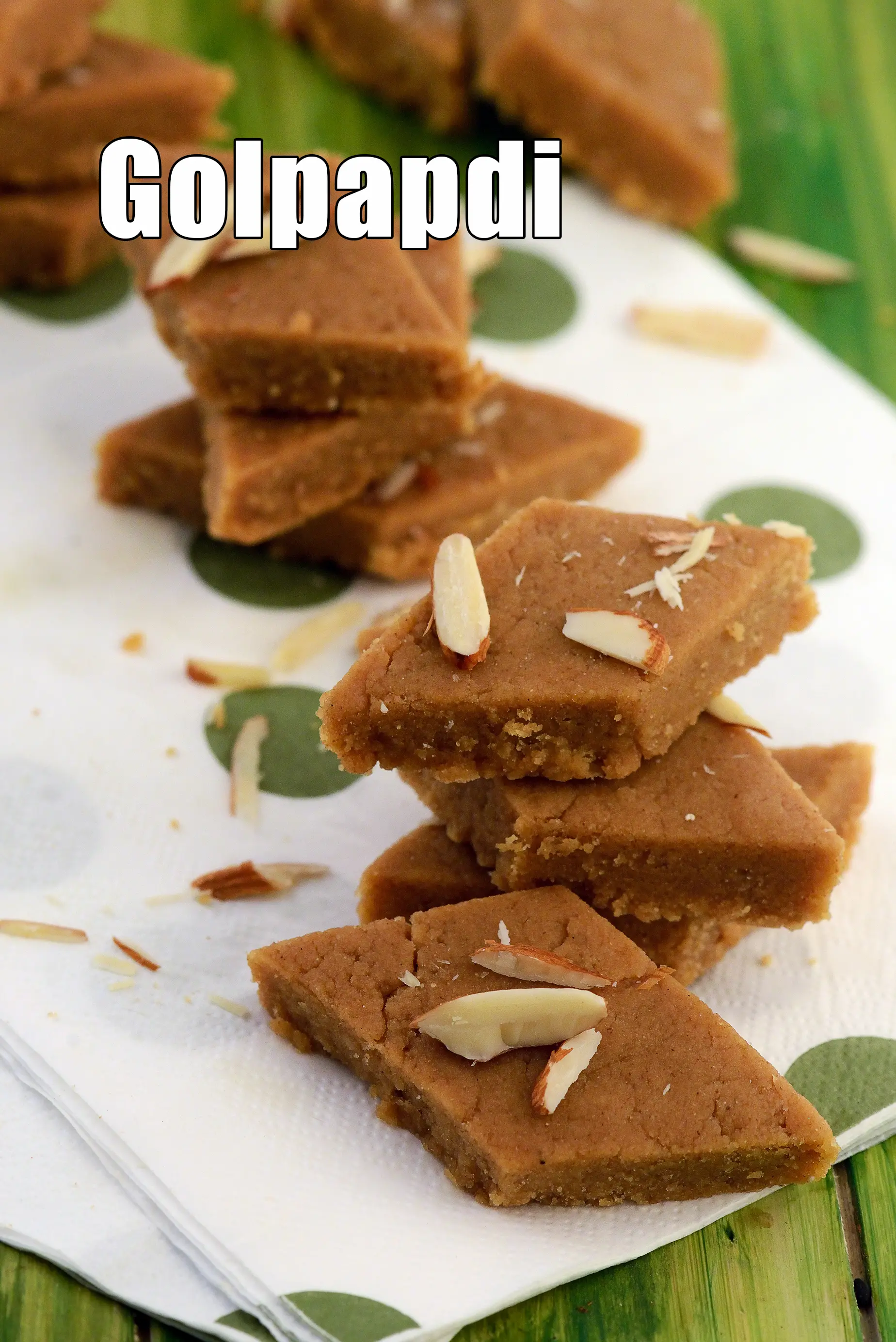 golpapdi recipe | Gujarati gol papdi |  gur papdi | sukhdi |