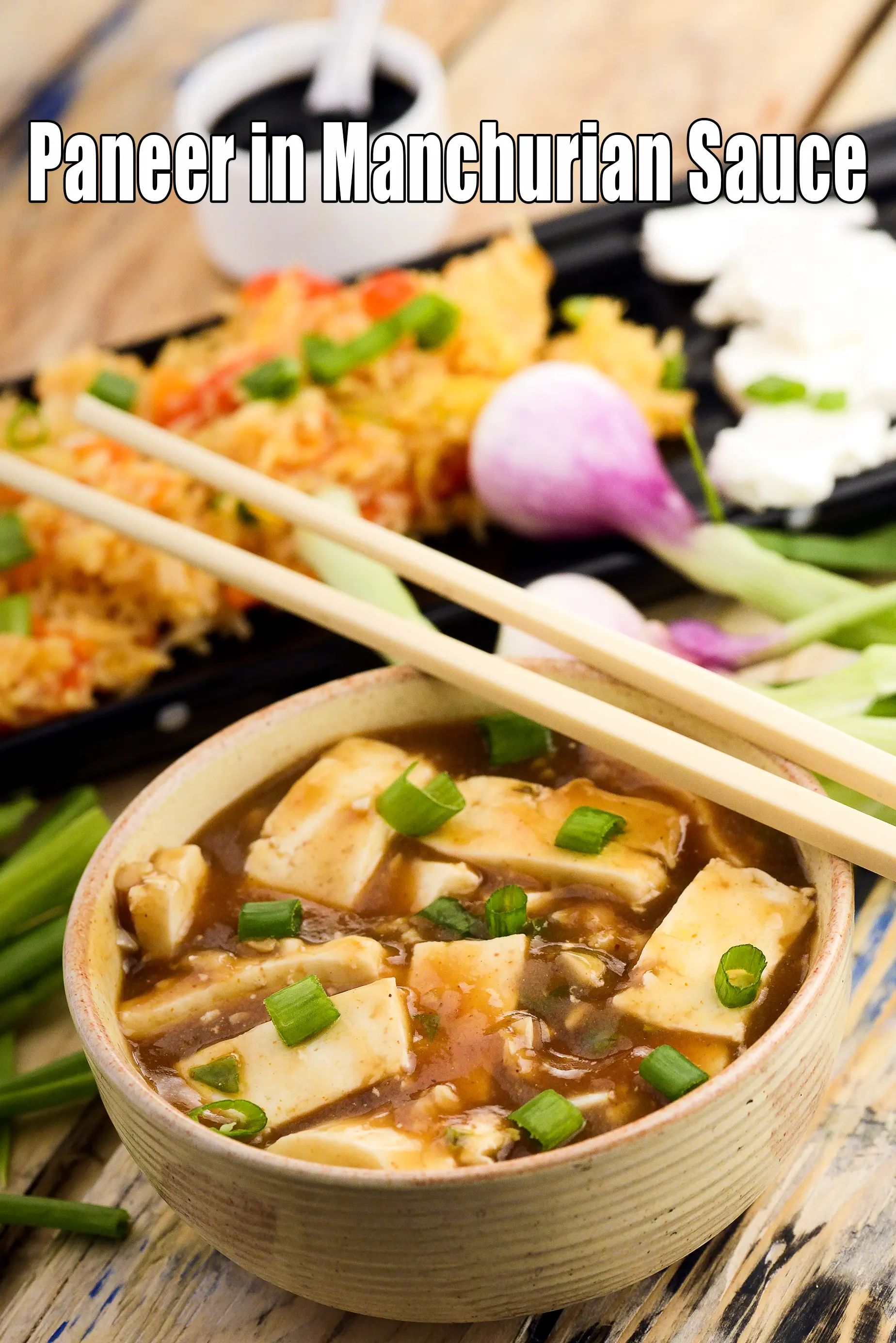 paneer in Manchurian sauce | restaurant style paneer Manchurian |  paneer Manchurian |