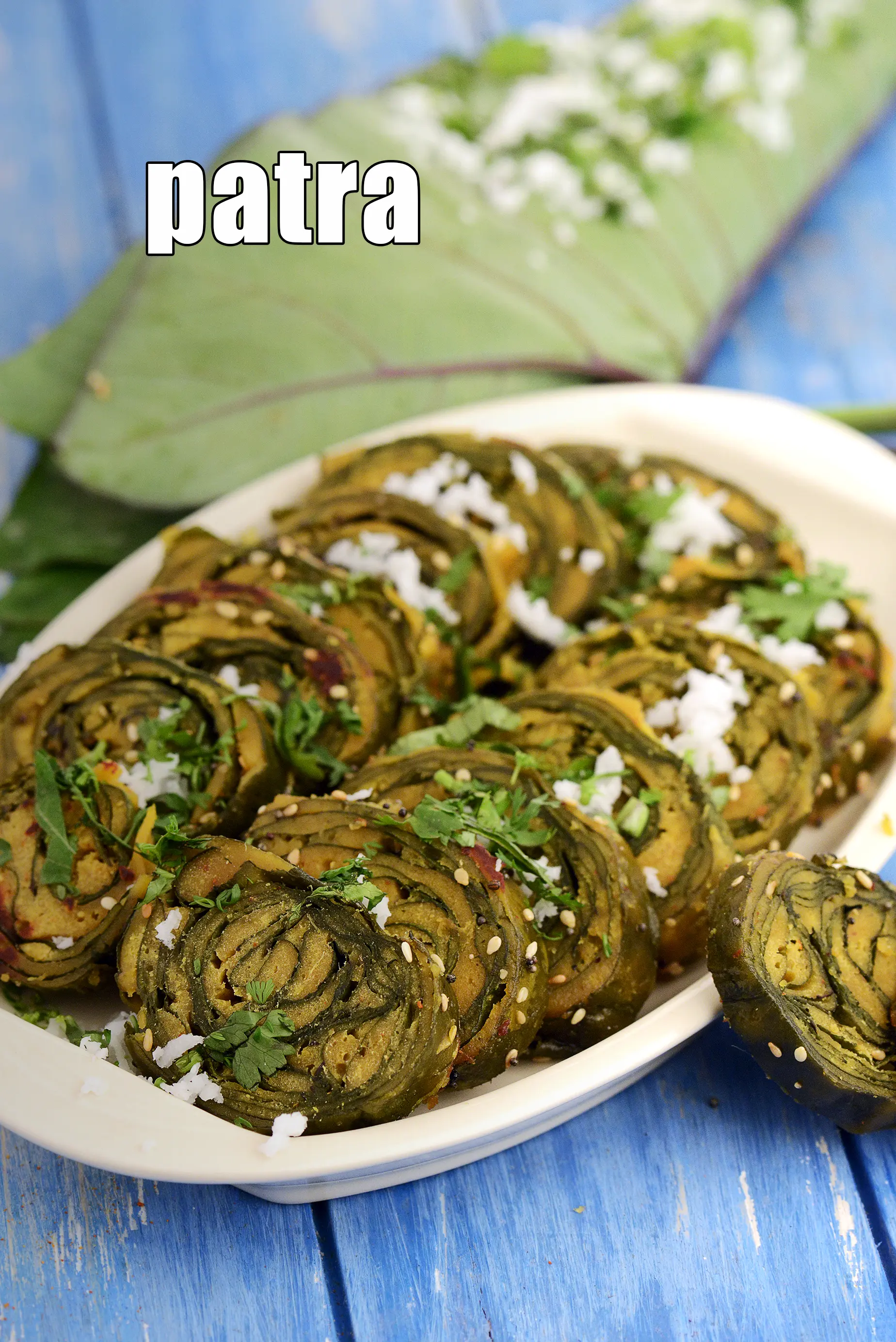 patra recipe | Gujarati patra | Maharashtrian alu vadi |