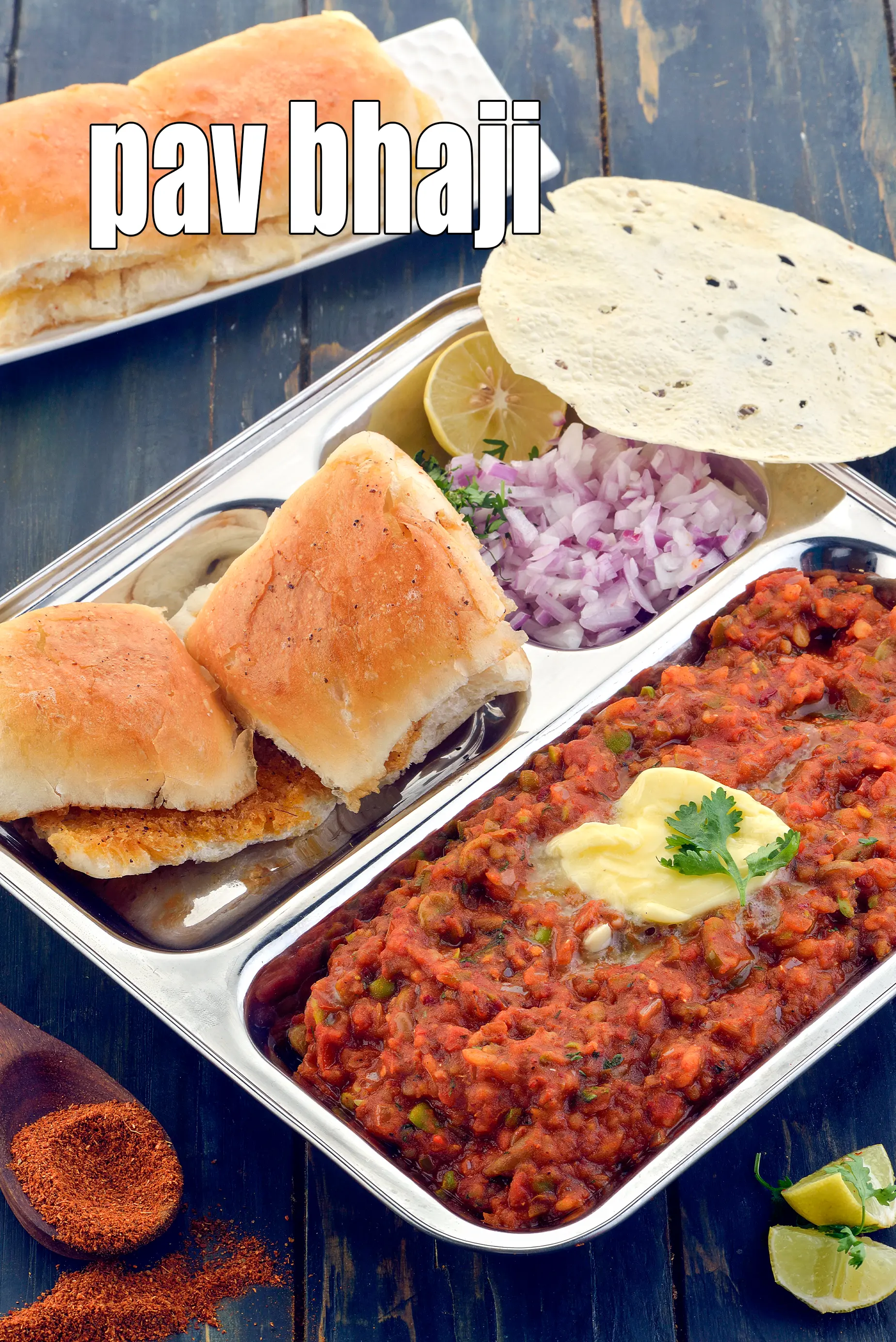 पाव-भाजी की रेसिपी ,  मुंबई रोडसाइड व्यंजनों  Pav Bhaji  Recipe In Hindi 