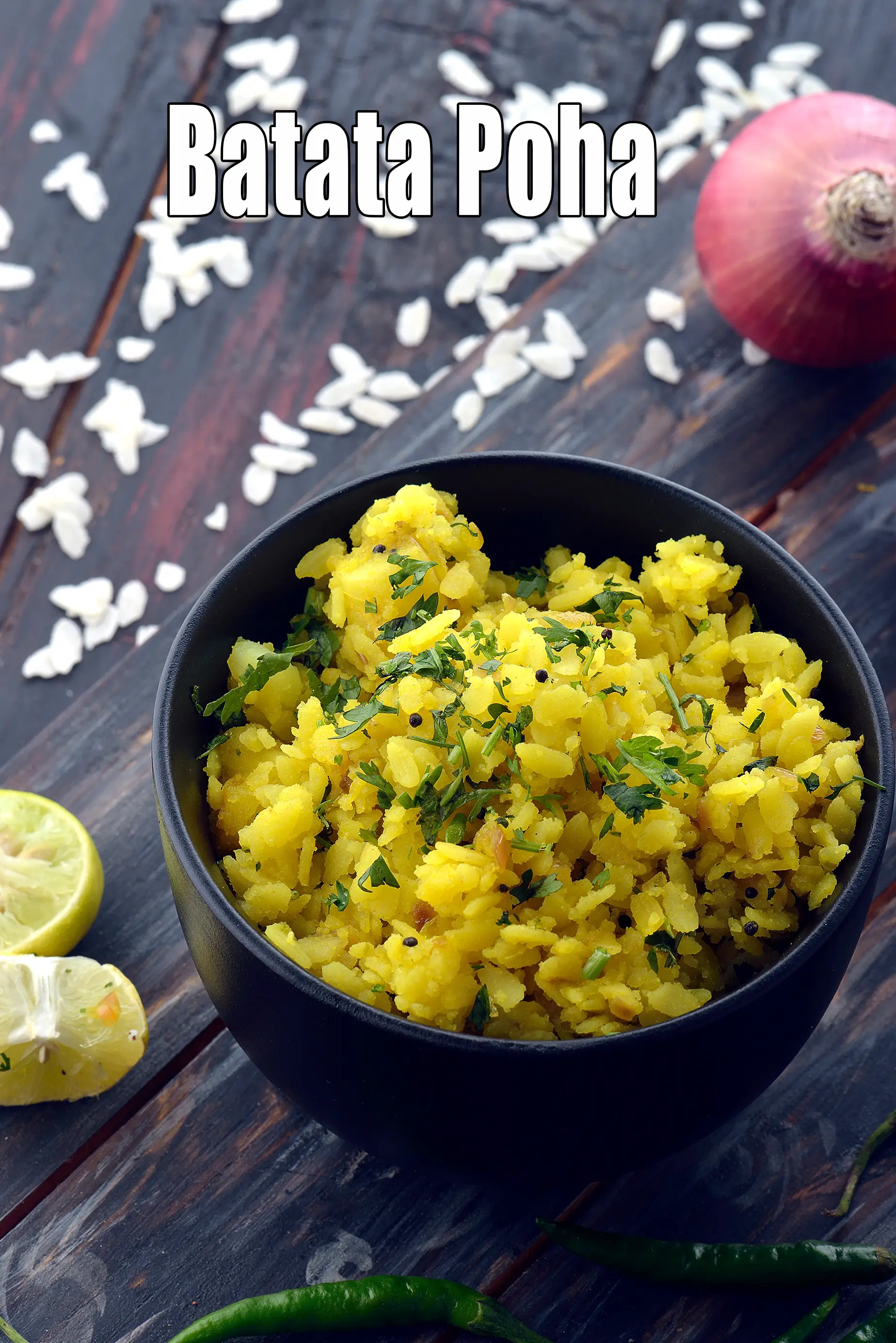 Batata Poha, Quick Kanda Batata Poha, Aloo Poha recipe