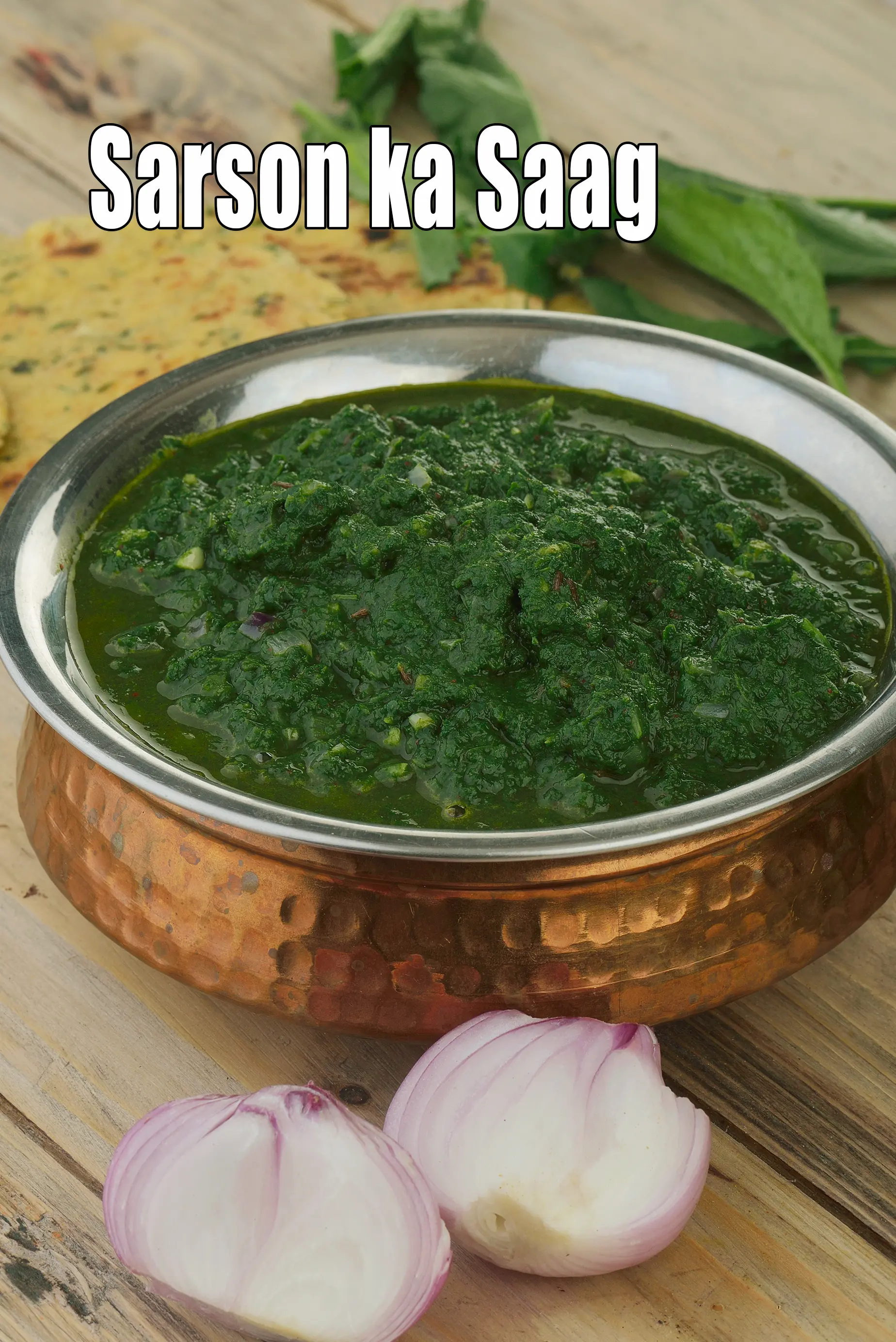 sarson ka saag recipe | Punjabi sarson ka saag | healthy sarson da saag |