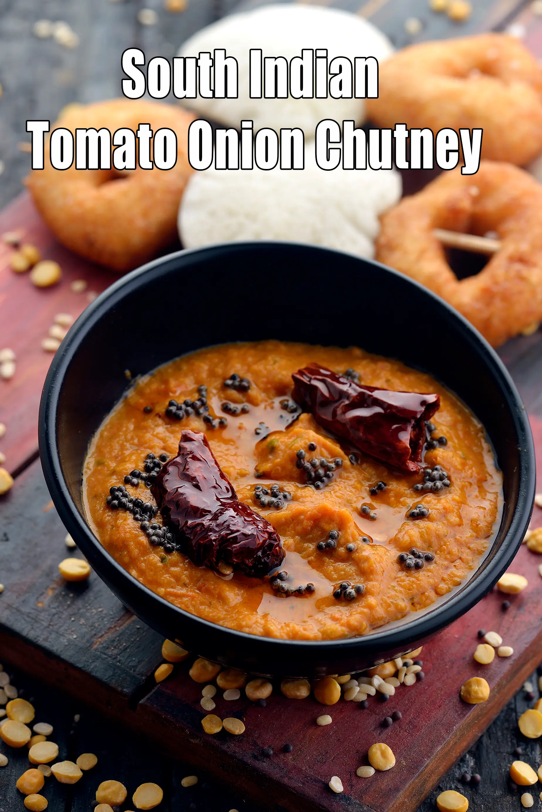 tomato onion chutney | onion tomato chutney recipe | South Indian style tomato chutney | tomato chutney recipe |