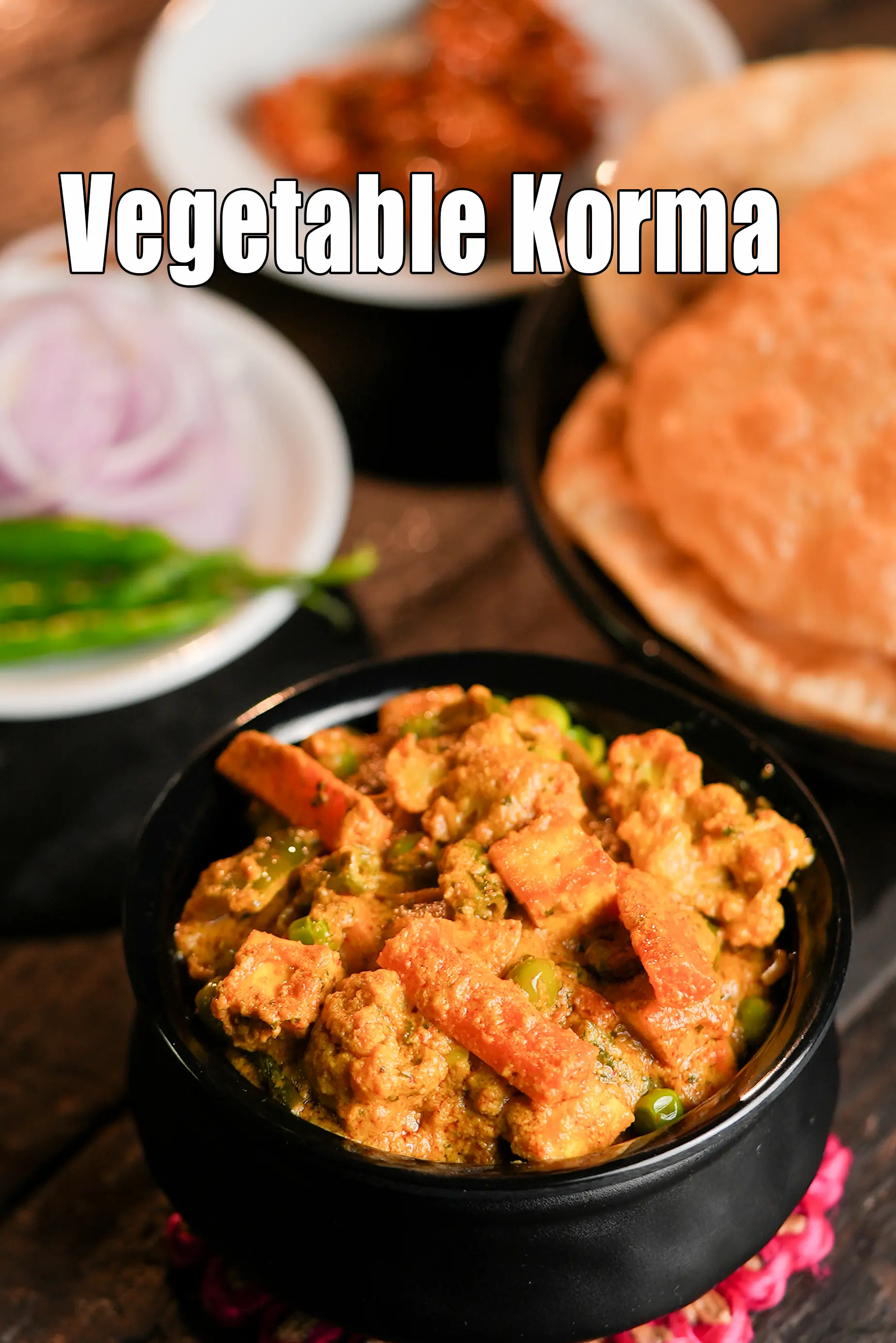 vegetable korma recipe | creamy Indian veg korma | Kerala style veg kurma
