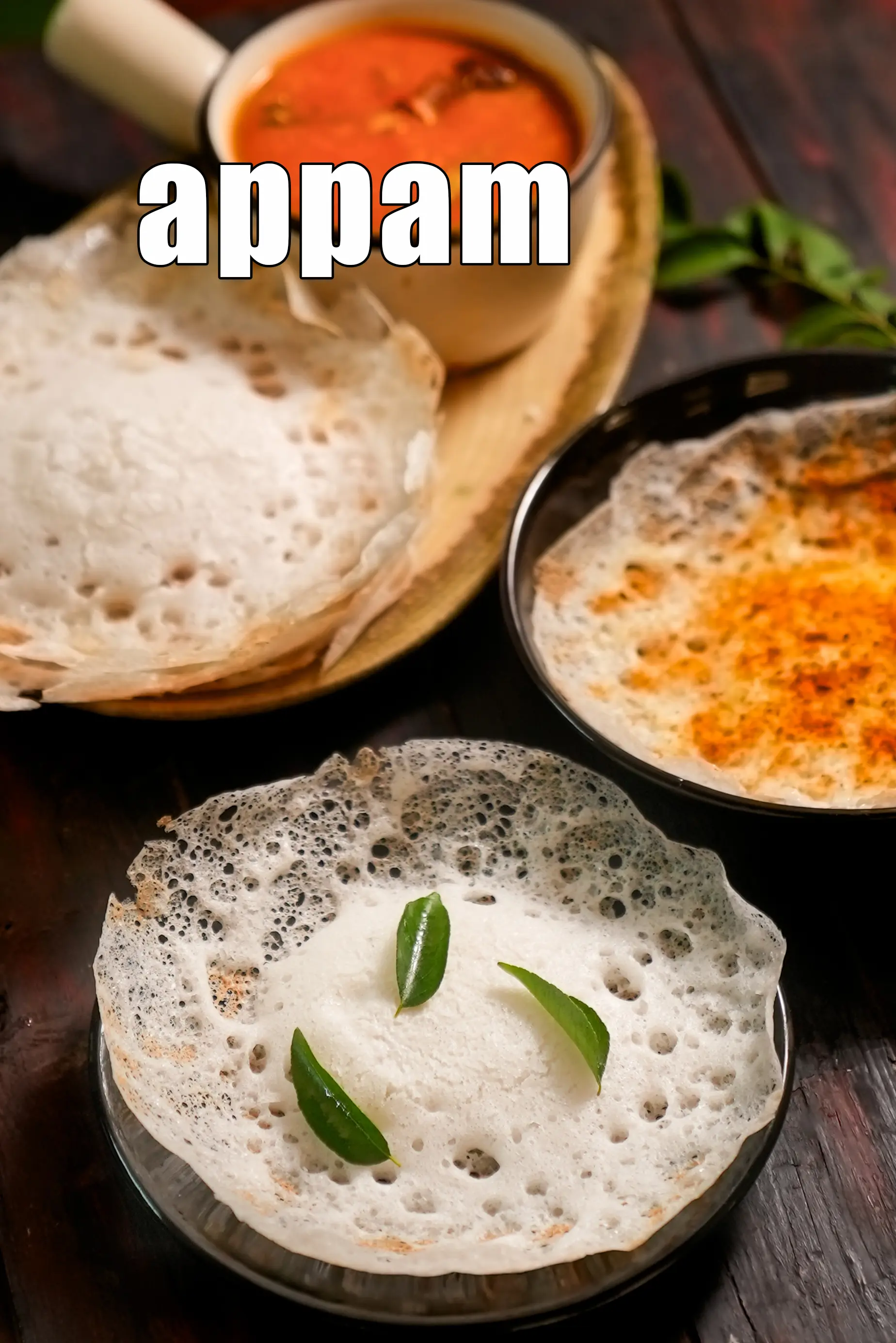 अप्पम रेसिपी | केरला स्टाइल अप्पम | केरल अप्पम | राइस एंड कोकोनट पैनकेक | appam in Hindi |