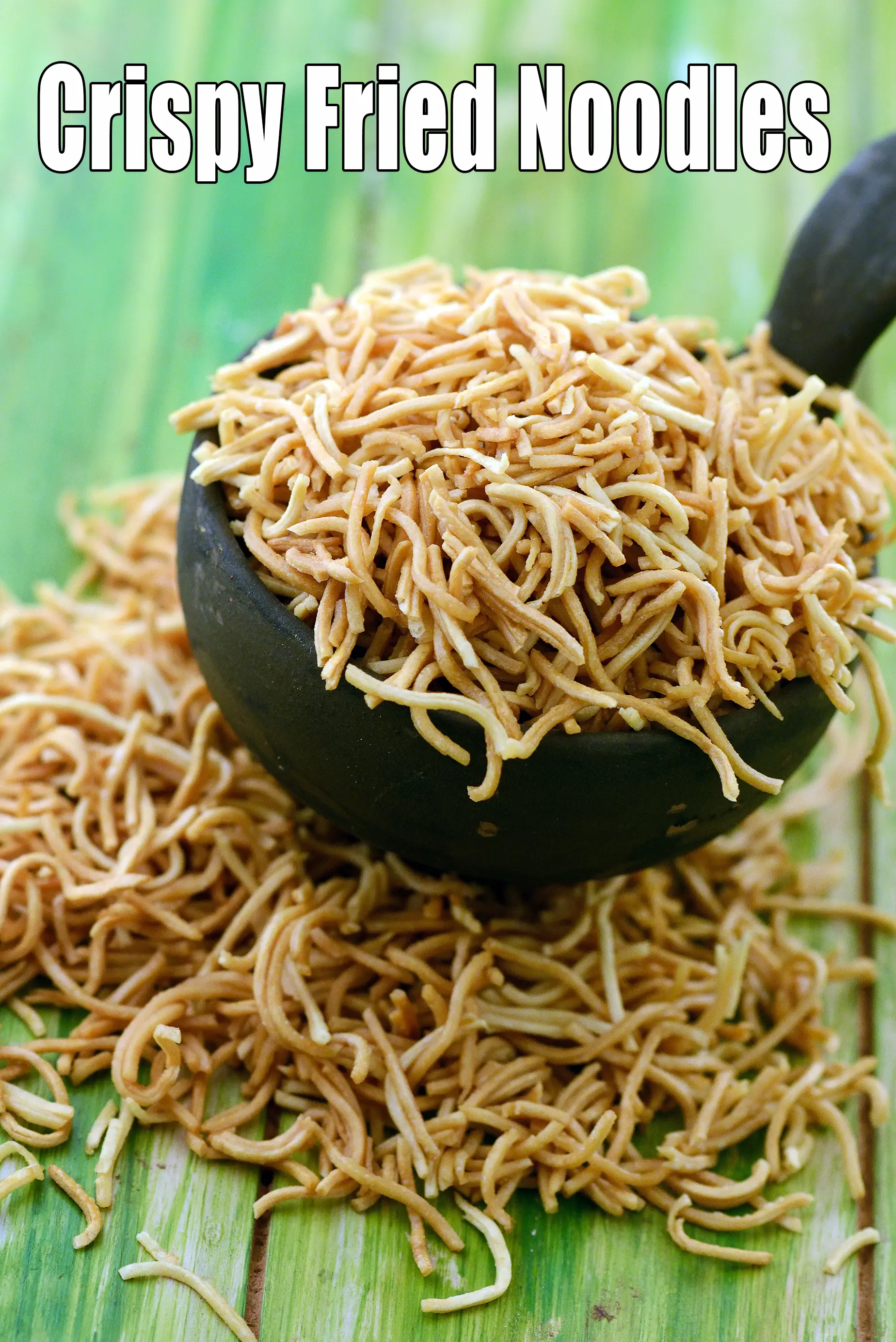 crispy fried noodles recipe | Indian style crispy fried hakka noodles at home | Chinese fried noodles |