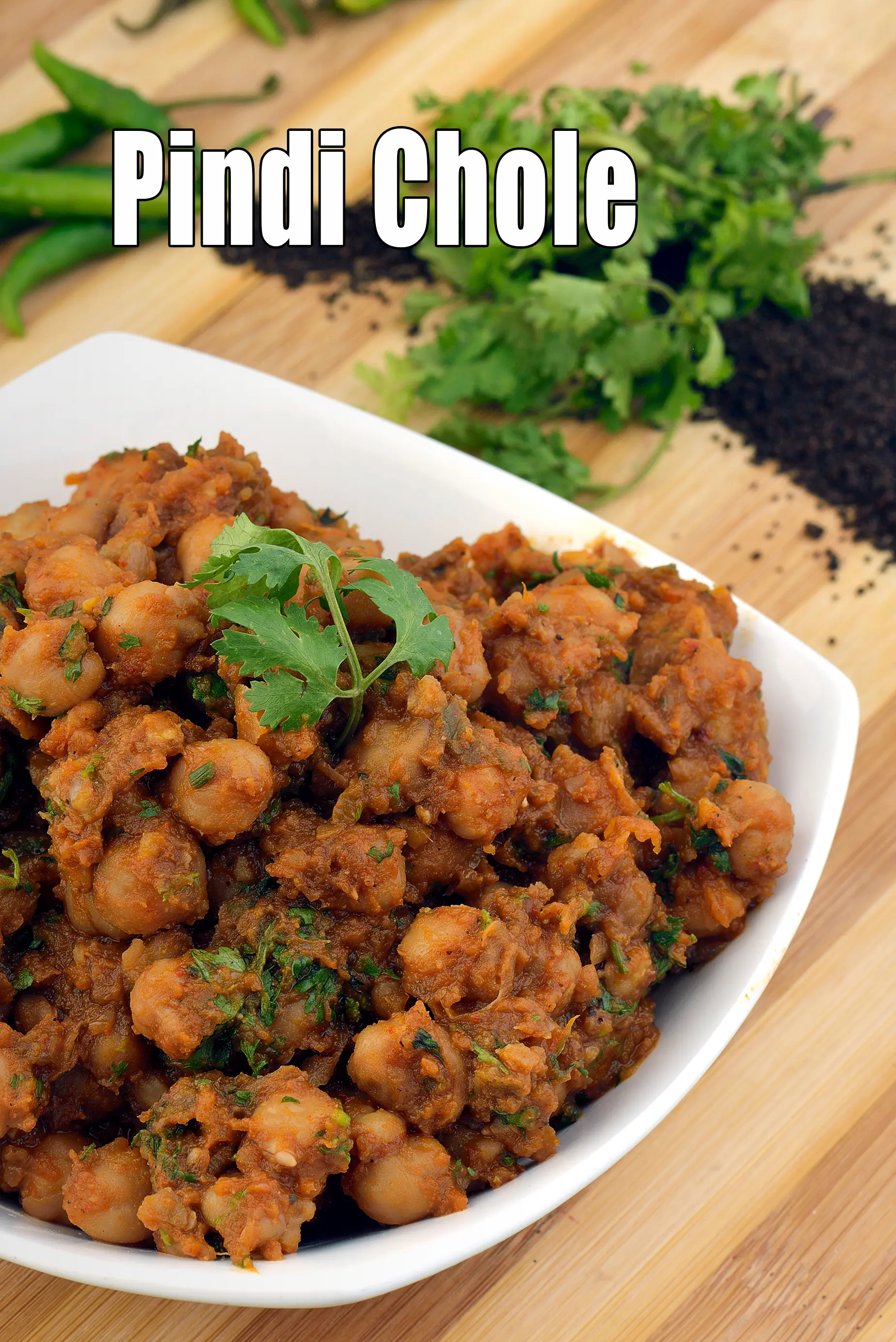 पिंडी छोले रेसिपी | पंजाबी पिंडी चना | pindi chole recipe in hindi |