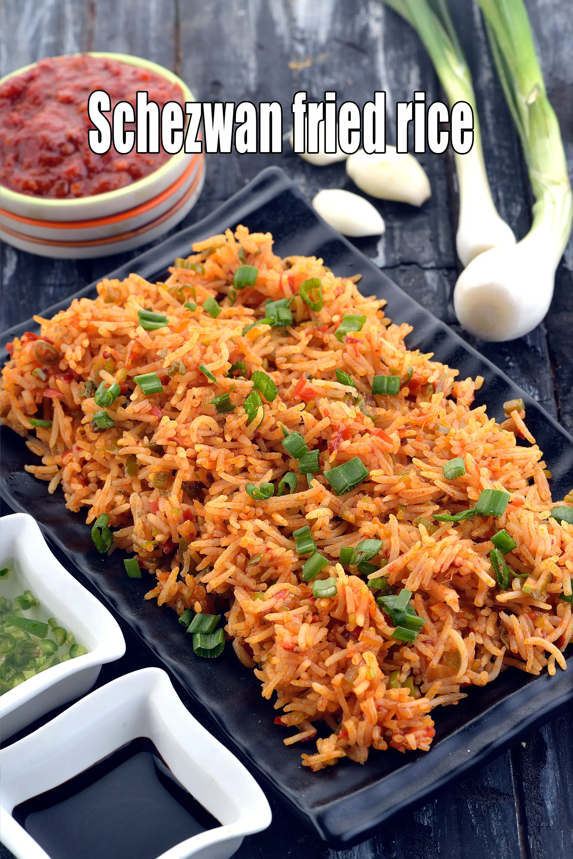 Schezwan Fried Rice recipe | Veg Schezwan Fried Rice | Indian style |